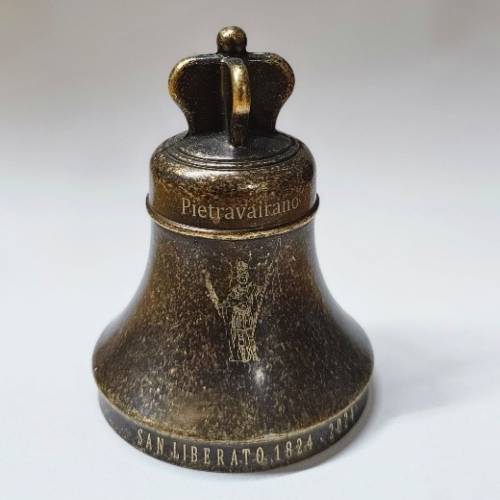Campanello in ottone brunito