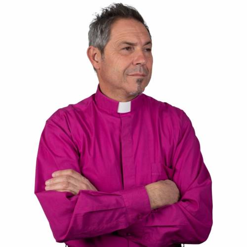 Camicia clergy  M\L 100% cotone popeline