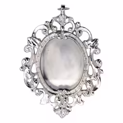 Wall hanging reliquary H 11 cm silver plated