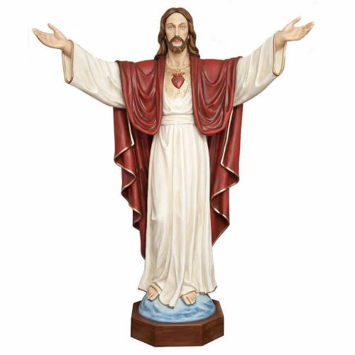 CRISTO REDENTORE IN FIBRA DI VETRO