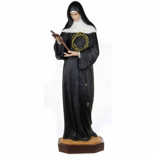SANTA RITA DA CASCIA IN FIBRA DI VETRO