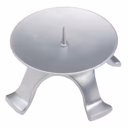 Four footed candle holder of brass