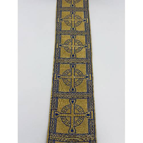 Gallone Largo (10.5cm) Liturgico Semimetallico EMMA 250
