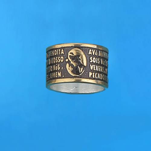 Anello con Incisione Ave Maria