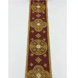 Wide (10.5cm) Liturgical Semi-metallic Gallon EMMA 253