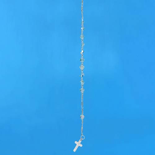 Bracciale a rosario in cristallo ab