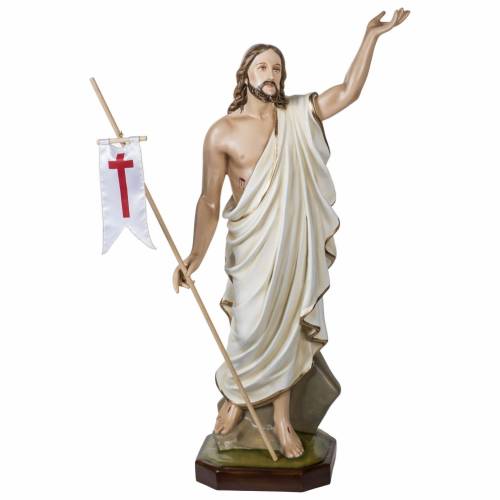 CRISTO RISORTO IN FIBRA DI VETRO