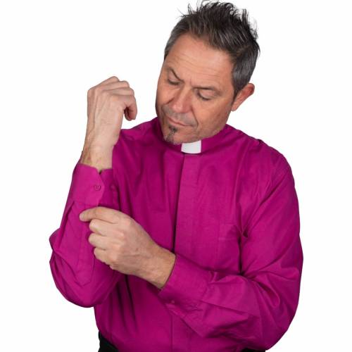 Camicia clergy  M\L 100% cotone popeline