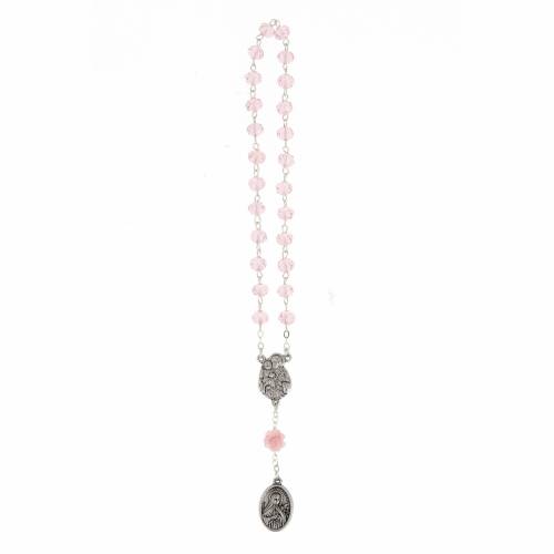 Confezione libro "Novena delle rose a Santa Teresa di Lisieux" e Corona delle rose di Santa Teresa di Lisieux