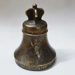 Campanello in ottone brunito