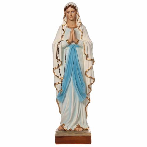 MADONNA DI LOURDES IN FIBRA DI VETRO