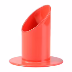 Portacandele rosso acceso