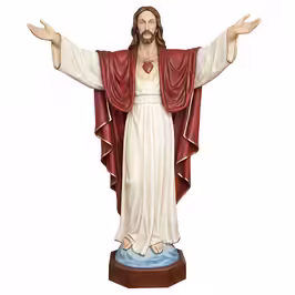 CHRIST THE REDEEMER IN FIBERGLASS