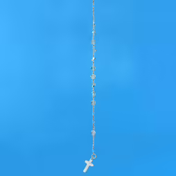Bracciale a rosario in cristallo ab