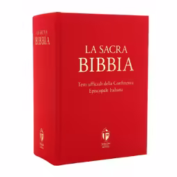 La Sacra Bibbia. Edizione grande a caratteri grandi. Tela rossa