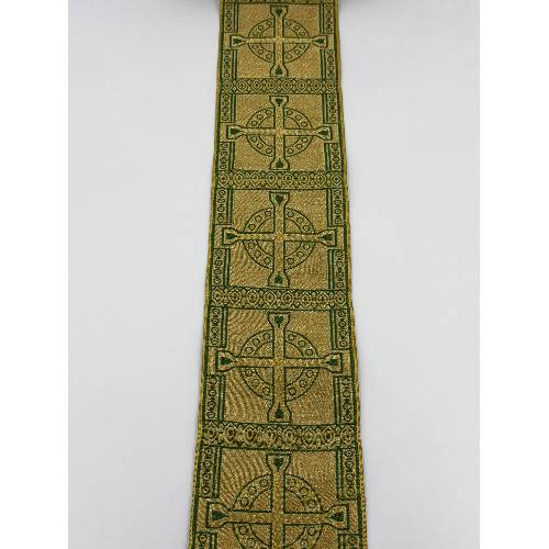 Gallone Largo (10.5cm) Liturgico Semimetallico EMMA 250