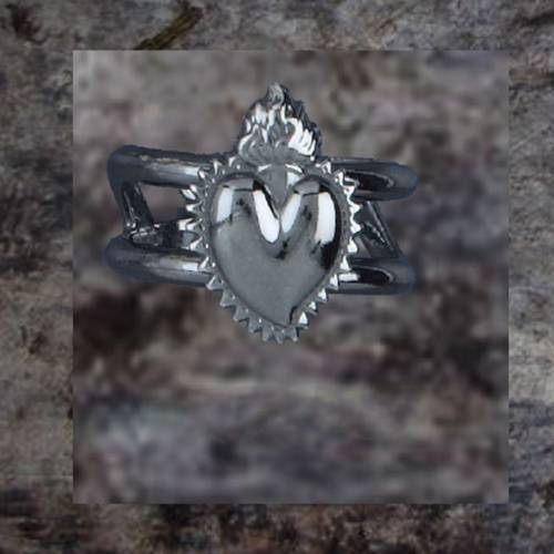 Adjustable Ring Votive Heart