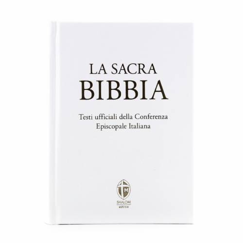 La Sacra Bibbia. Edizione grande a caratteri grandi. Ecopelle bianca