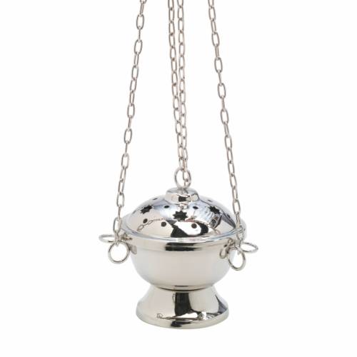 Thurible nickle plated H 11 cm