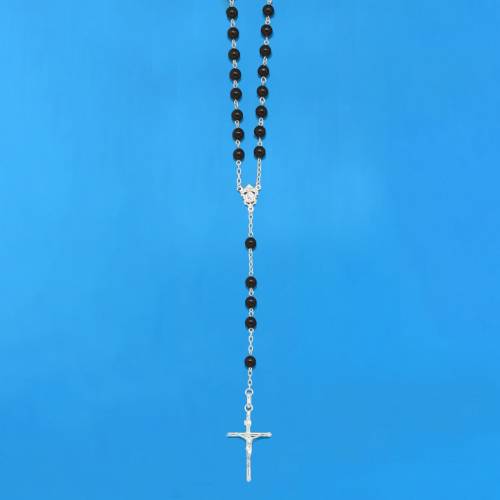 Rosary with Onyx Beads