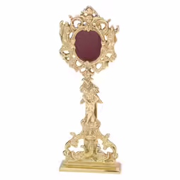 Reliquary brass H 22 cm