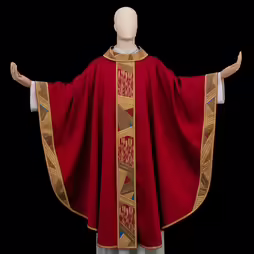 CASULA TRADIZIONALE IN COTONE ROSSO