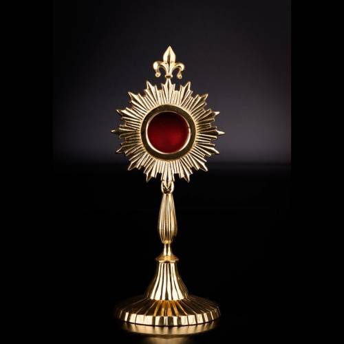 Reliquary brass H 23 cm