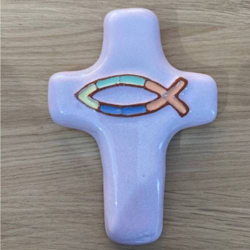 Ceramic cross “Ichthus”