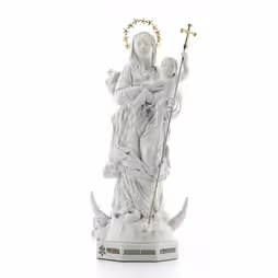 Statua Maria Immacolata in polvere di marmo bianca