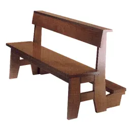 Pew of ash wood - Mod. Gubbio