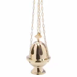 Thurible with gold colour H 16 cm