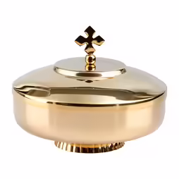 Pisside placcato oro D 15 cm
