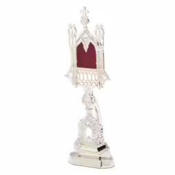 Reliquiario H 28 cm placcato in argento
