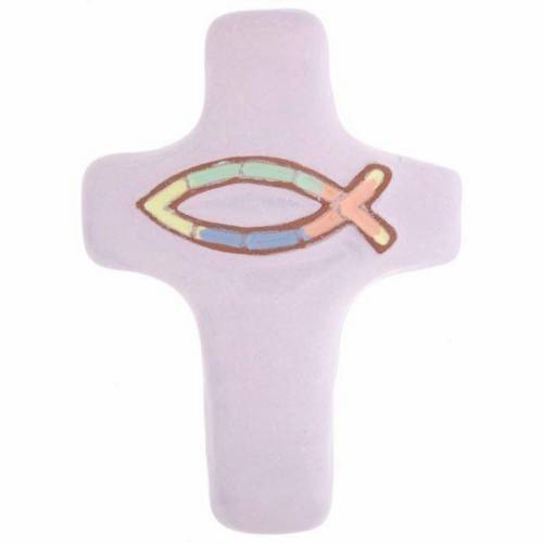 Ceramic cross “Ichthus”