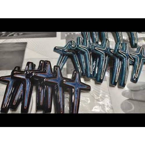 Ceramic cross “Ichthus”