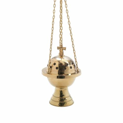 Wysoki Turybularz Mosiężny H 19 cm