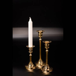 Candlestand brass H 12 cm