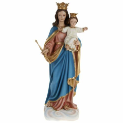MADONNA AUSILIATRICE IN FIBRA DI VETRO
