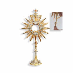 Ostensorio con raggiera smontabile