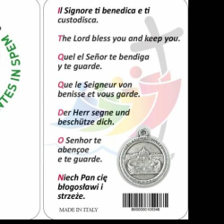Card Giubileo con medaglia argentata 