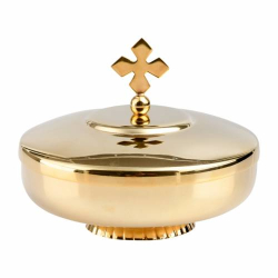 Pisside placcato oro D 12 cm