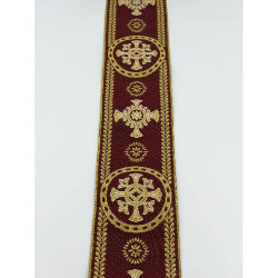 Gallone Largo (10.5cm) Liturgico Semimetallico EMMA 251