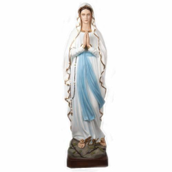 MADONNA DI LOURDES IN FIBRA DI VETRO