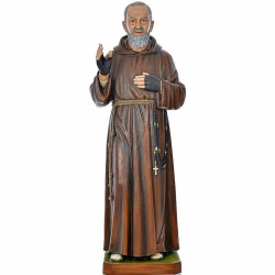 SAN PIO IN FIBRA DI VETRO