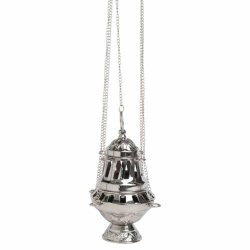 Thurible nickel plated H 16 cm