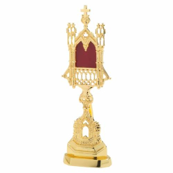Reliquary gold plated H 28 cm