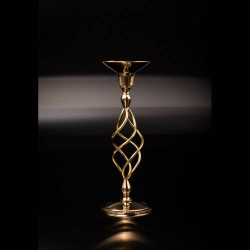 Candelabro a spirale H 23 cm