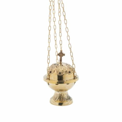 Thurible with Jusus crucified H 15 cm