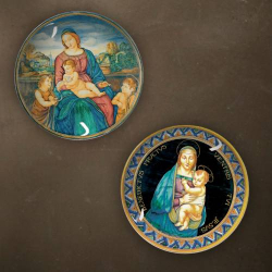 Piatti da Collezione in Maiolica di Deruta
