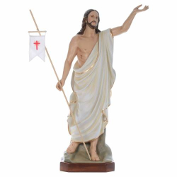 CRISTO RISORTO IN FIBRA DI VETRO